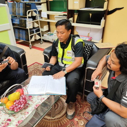 Pemeriksaan Ulangan Mesin & Jentera oleh Pihak Jabatan Keselamatan dan Kesihatan Pekerjaan (JKKP) Negeri Perlis di Perpustakaan Tuanku Syed Faizuddin Putra (PTSFP)